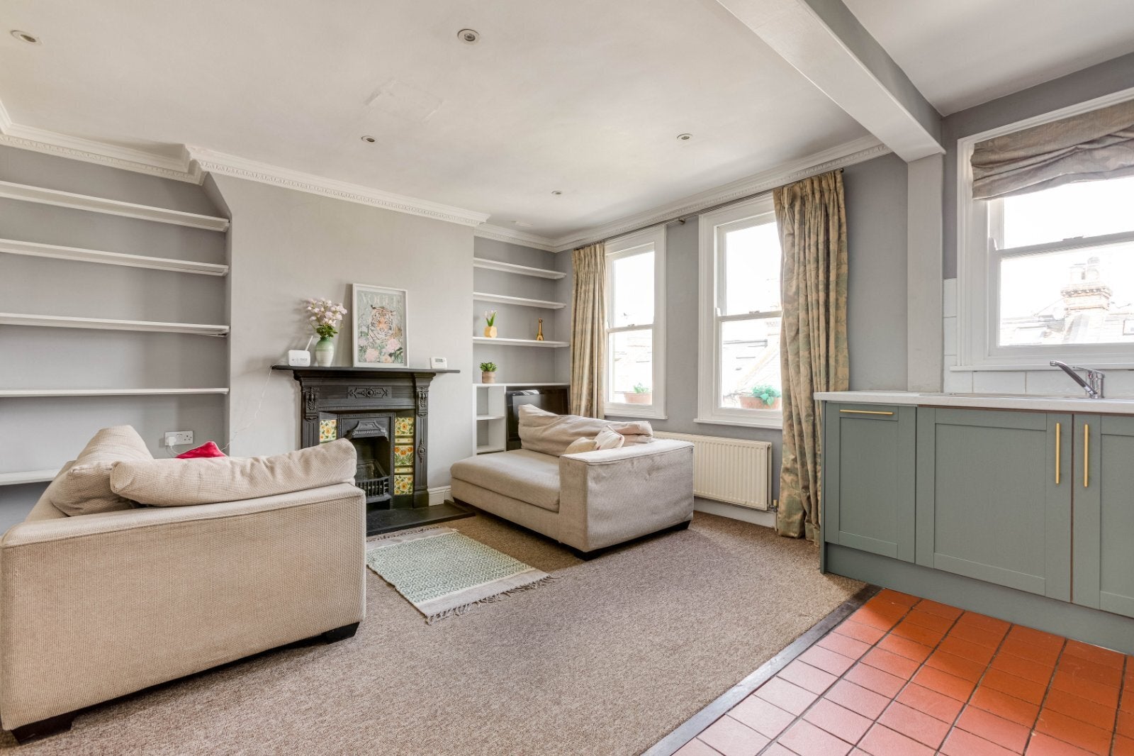 Flat Lavender Sweep in Greater London
