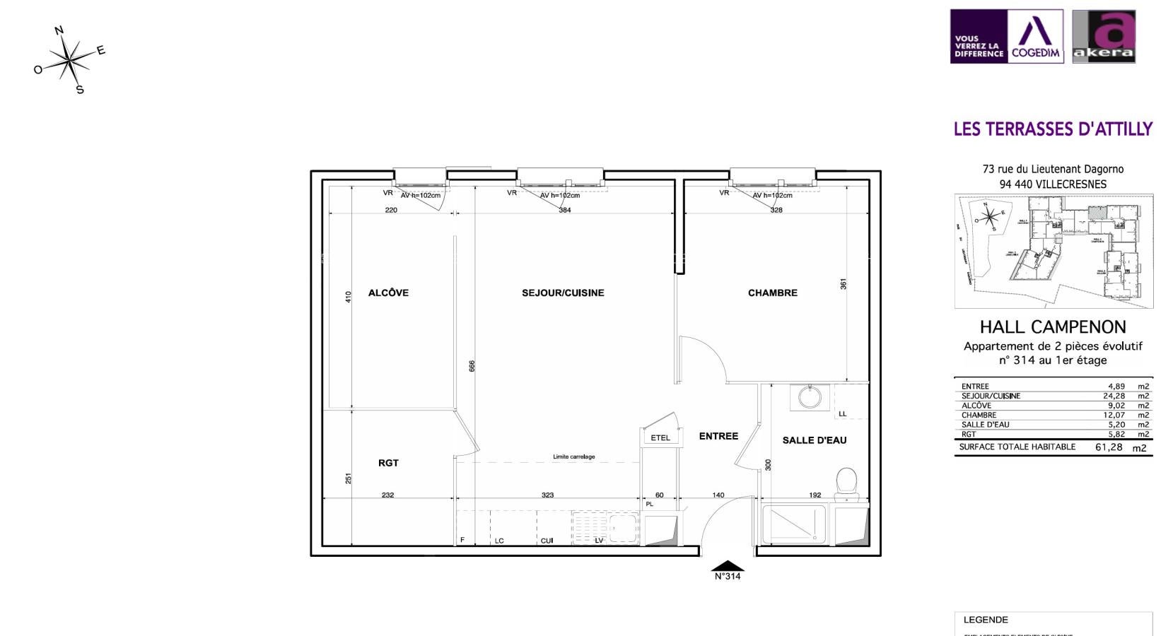 Flat Rue du Lieutenant Dagorno in Villecresnes