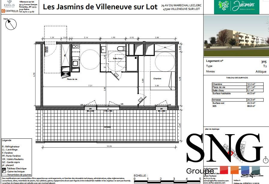 Appartement Avenue du Maréchal Leclerc à Villeneuve-sur-Lot