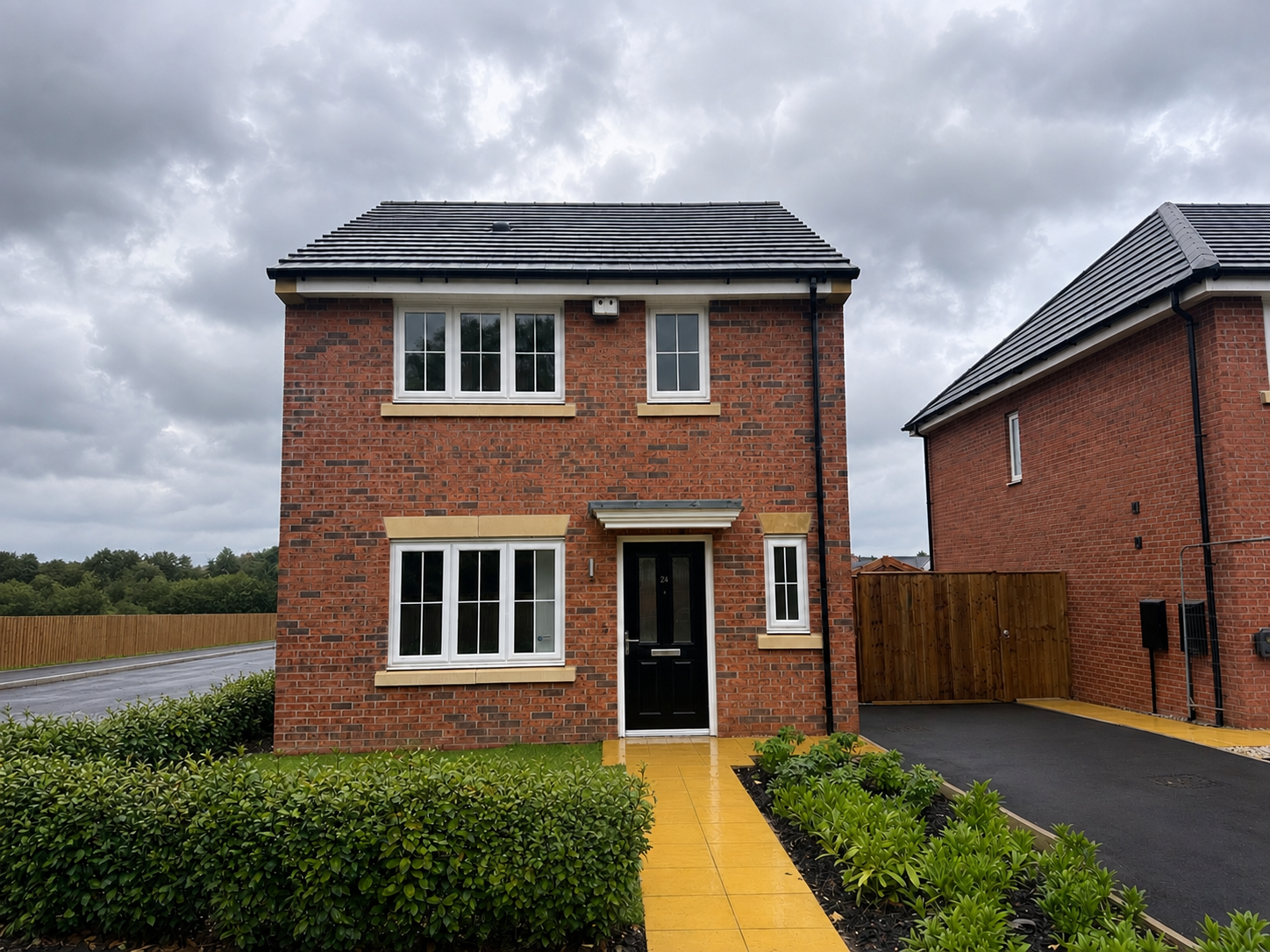 House Cross Lane in Minshull Vernon