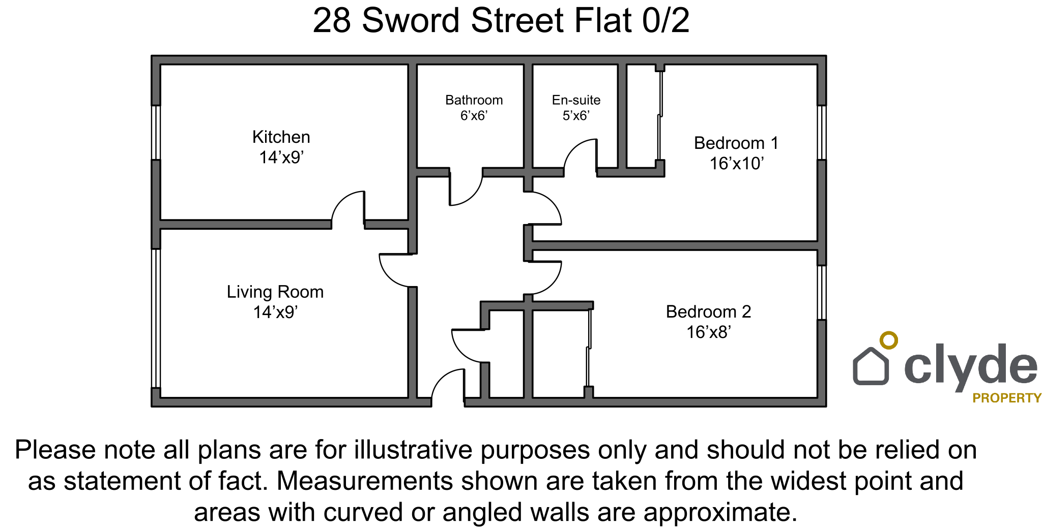 Flat Sword Street in Glasgow