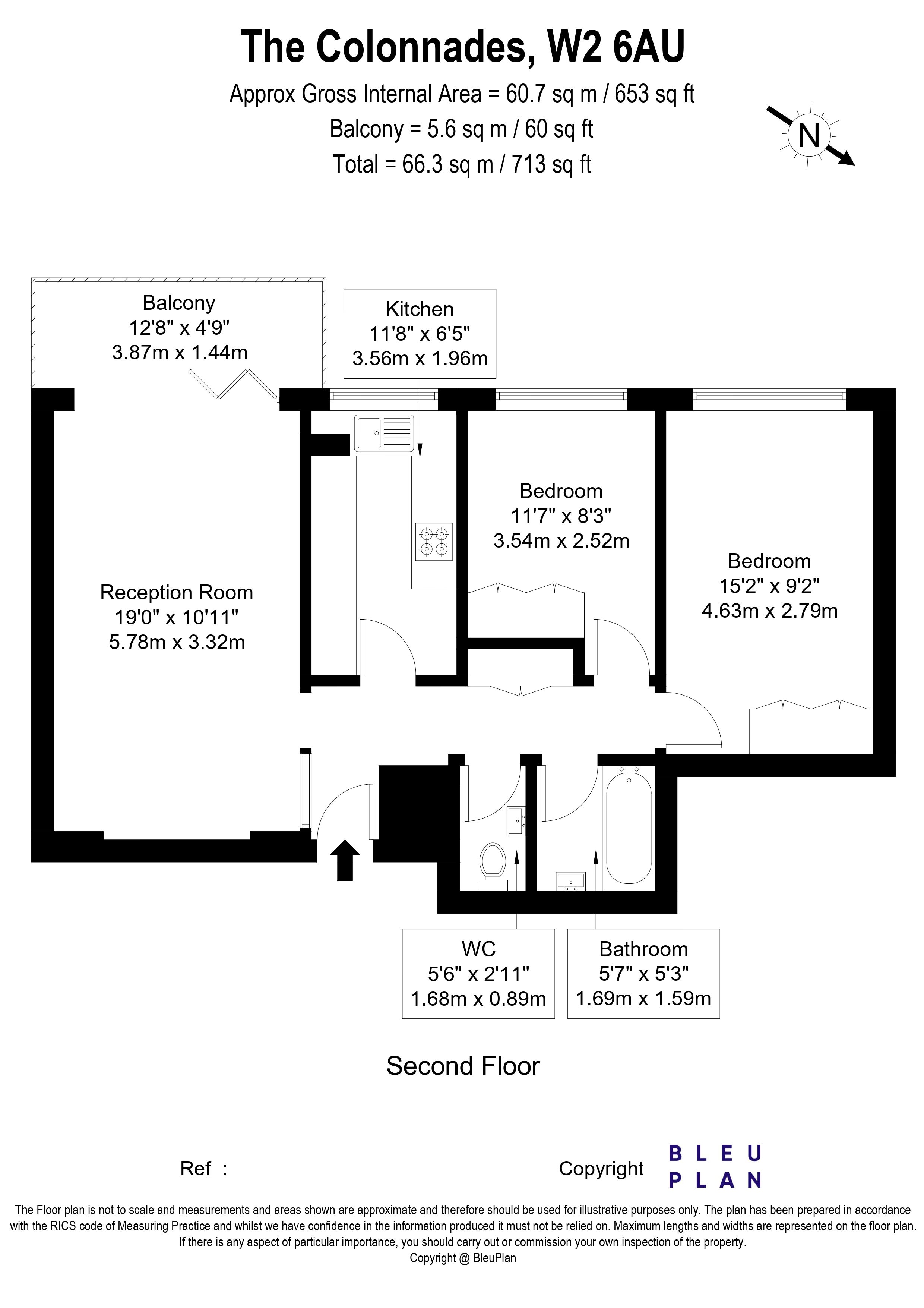 Flat Porchester Square in City of Westminster