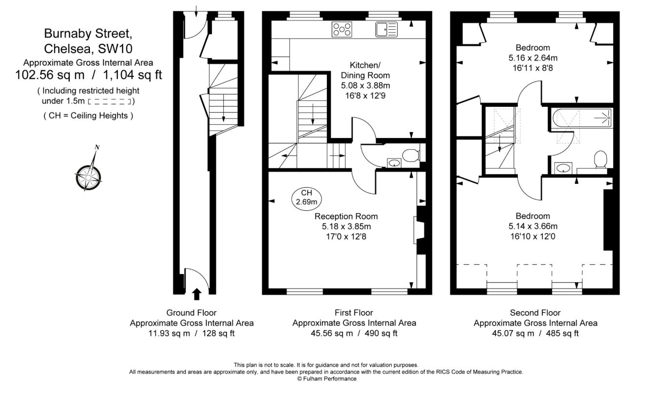 Flat Burnaby Street in Greater London