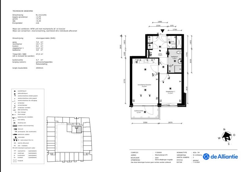 Appartement Meerluststraat 6