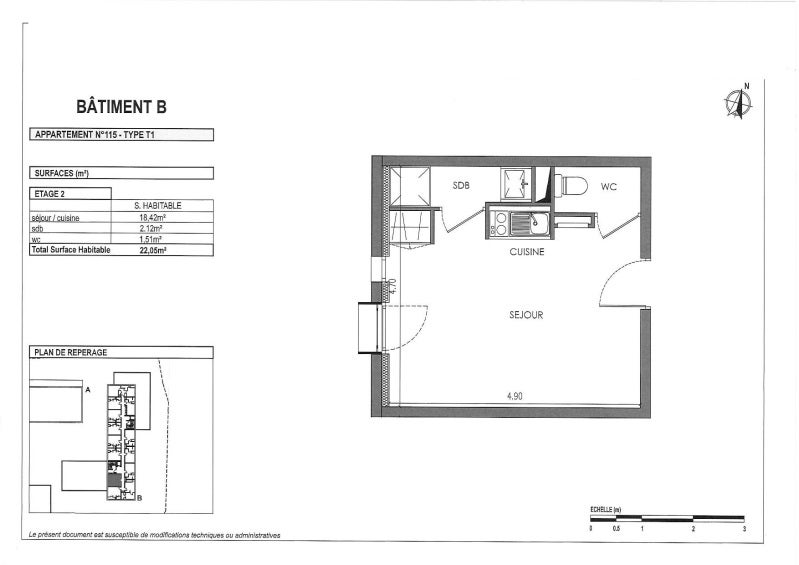Flat Rue Schyller in Villenave-d'Ornon