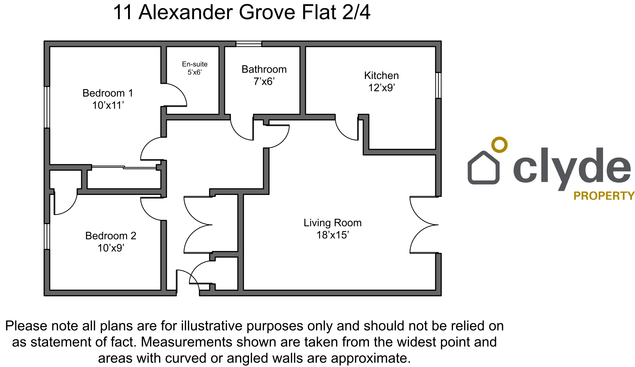 Flat Alexander Grove in Milngavie