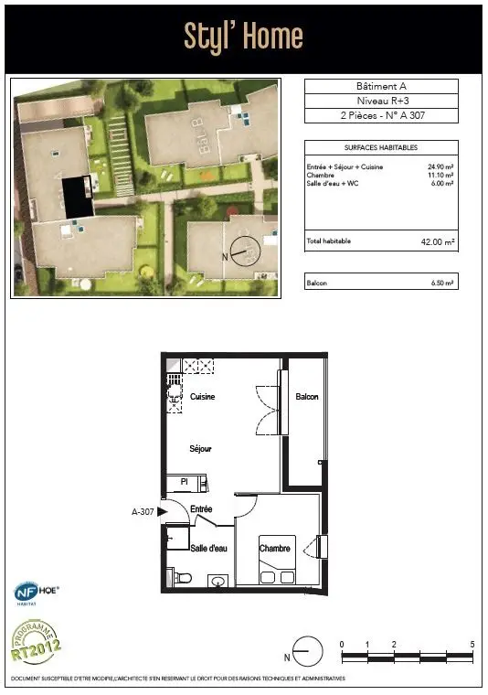 Appartement Rue Josette Poirson à Bondoufle