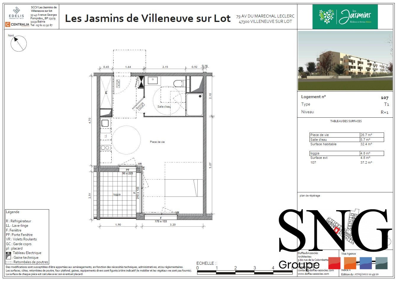 Flat Avenue du Maréchal Leclerc in Villeneuve-sur-Lot