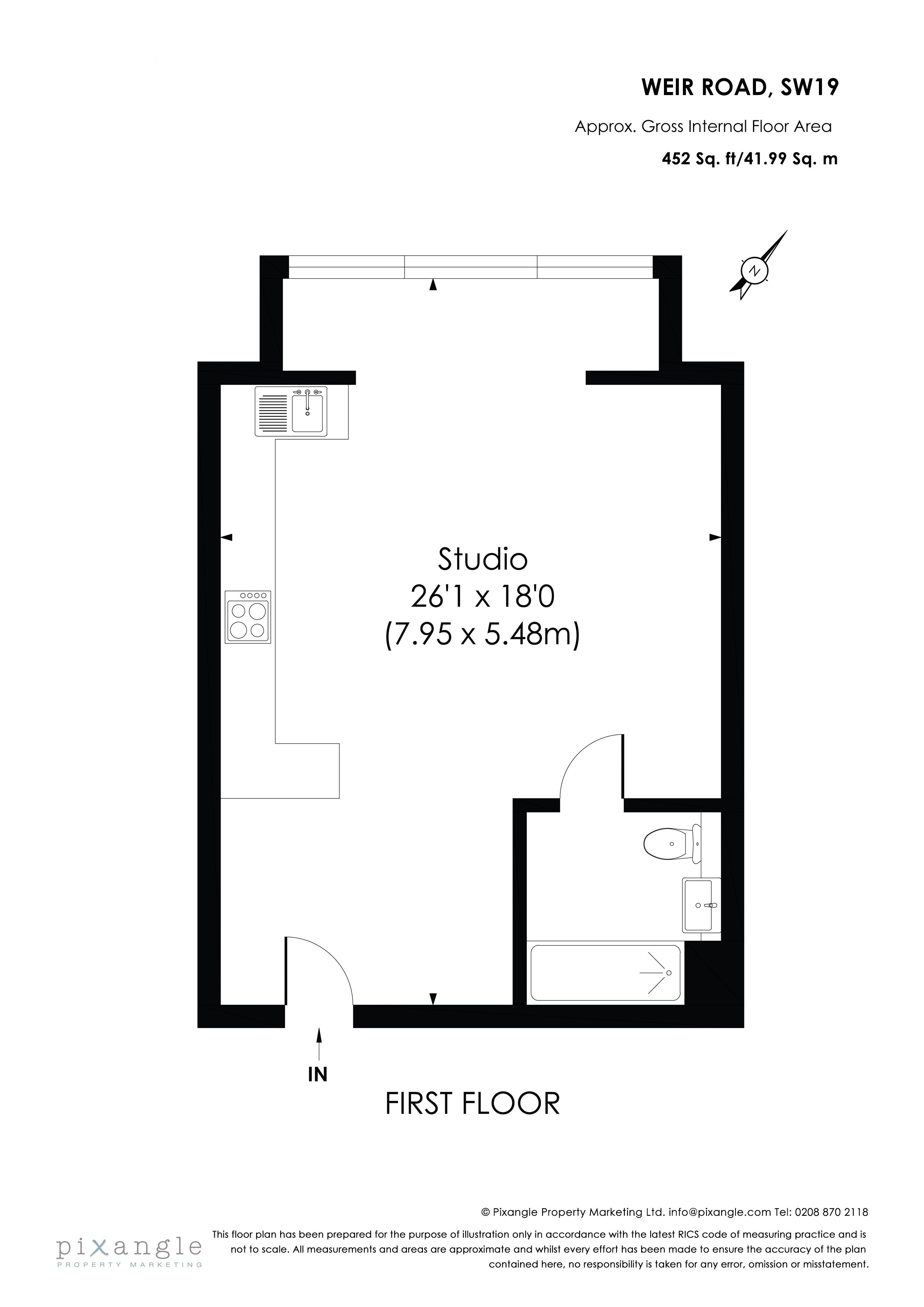 Flat Durnsford Road in Greater London
