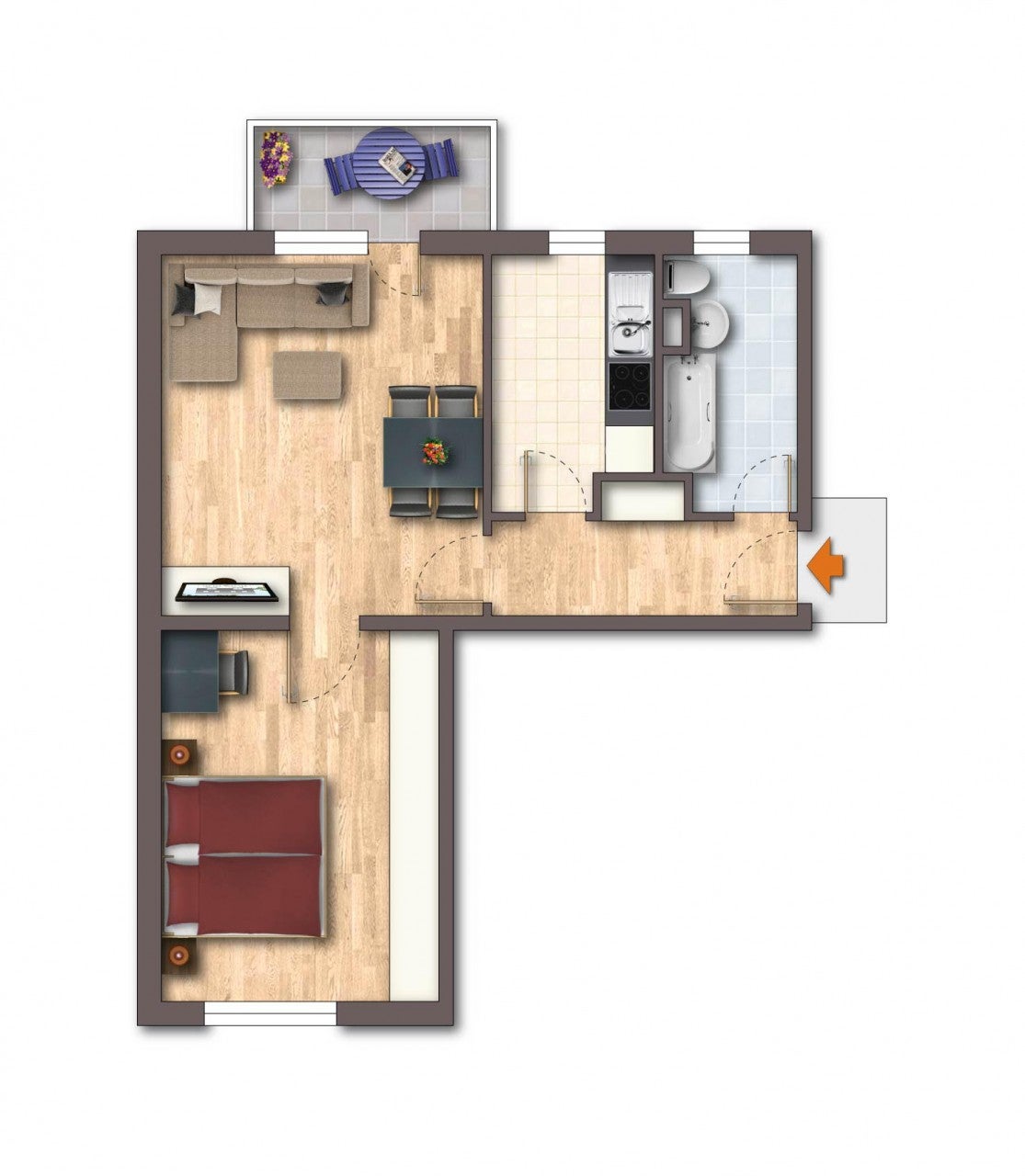 Wohnung Merseburger Straße in Braunsbedra