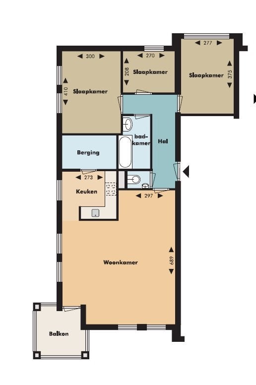 Appartement Loondermolen 11