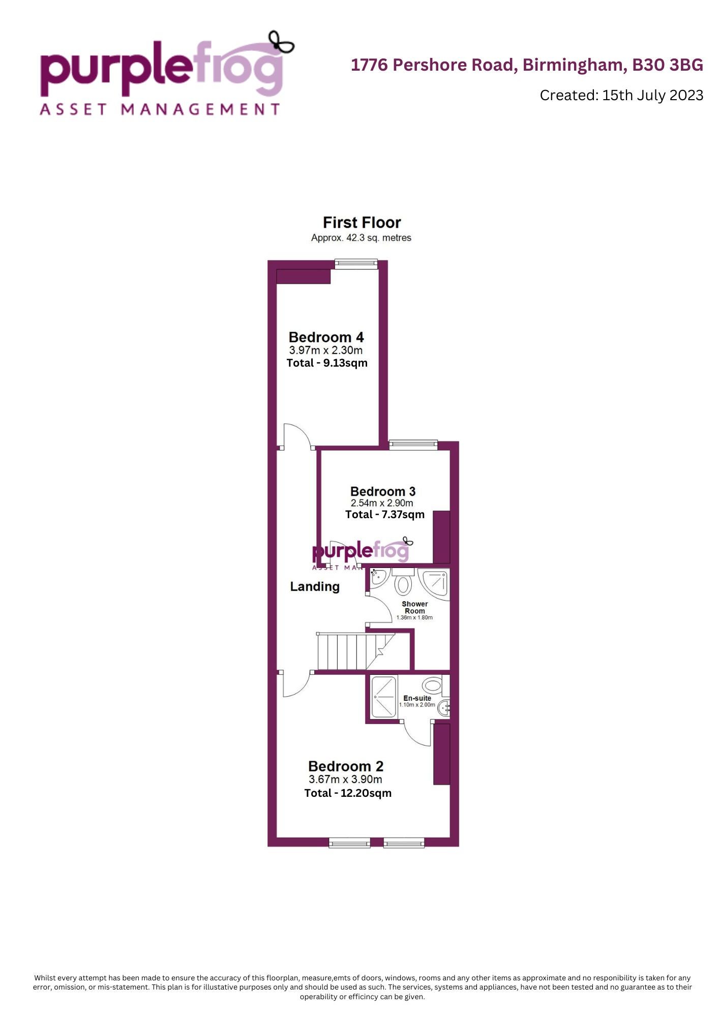 Flat Pershore Road in Birmingham