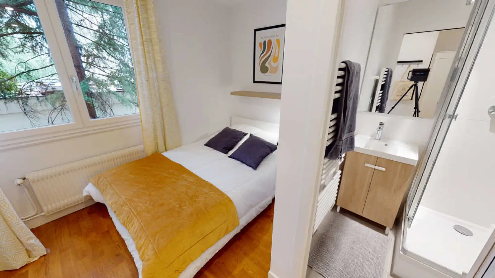 Chambre Rue Vaubecour à Lyon