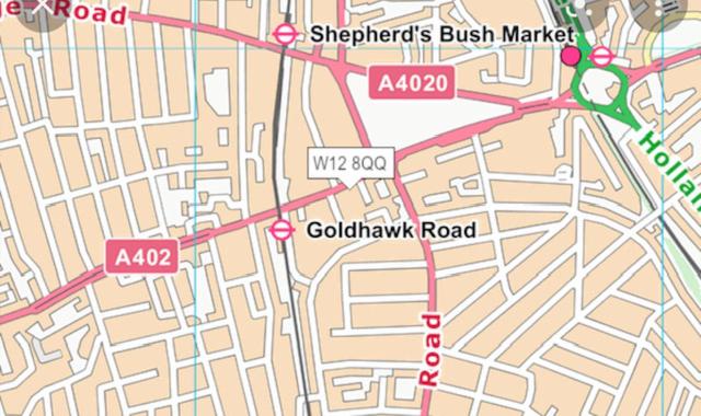 Room Goldhawk Road in Greater London