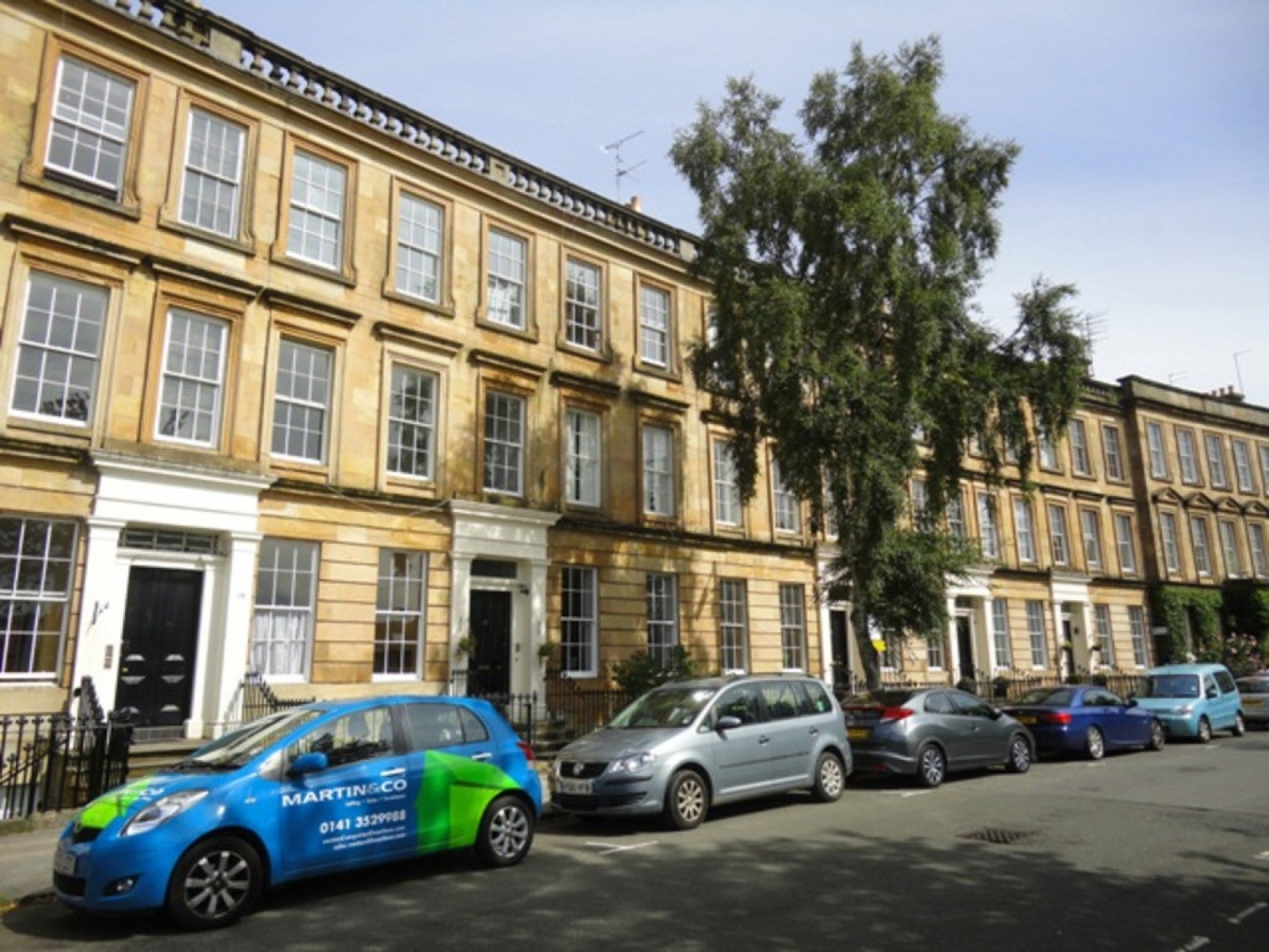 Flat St Vincent Crescent in Glasgow