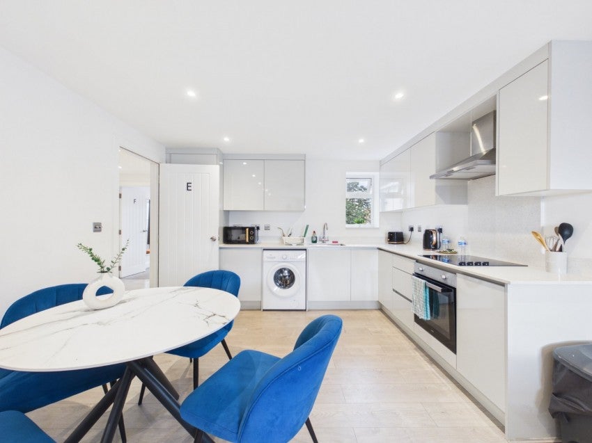Flat Desford Way in Borough of Spelthorne