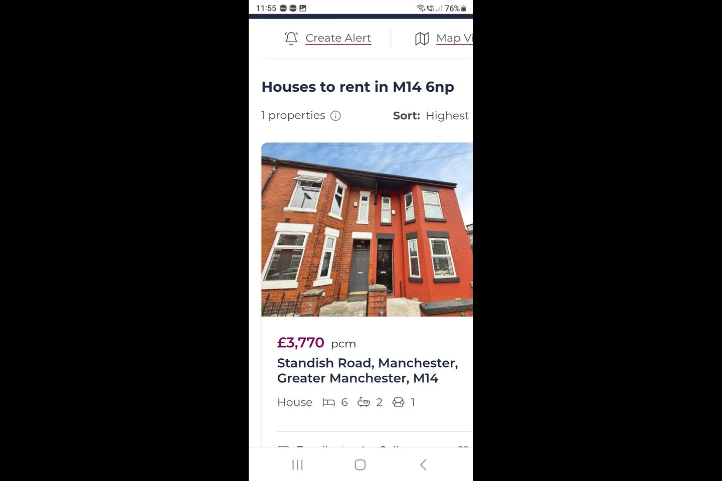 House Ladybarn Road in Manchester