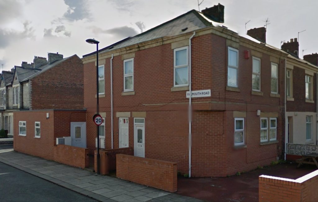Flat Falmouth Road in Newcastle upon Tyne