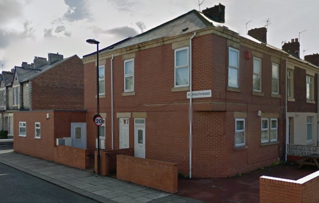 Flat Falmouth Road in Newcastle upon Tyne