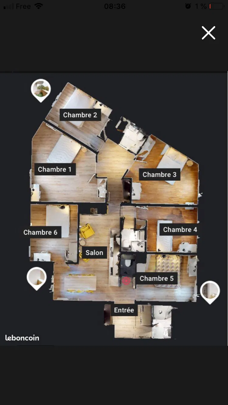 Chambre Allée Océane à Créteil