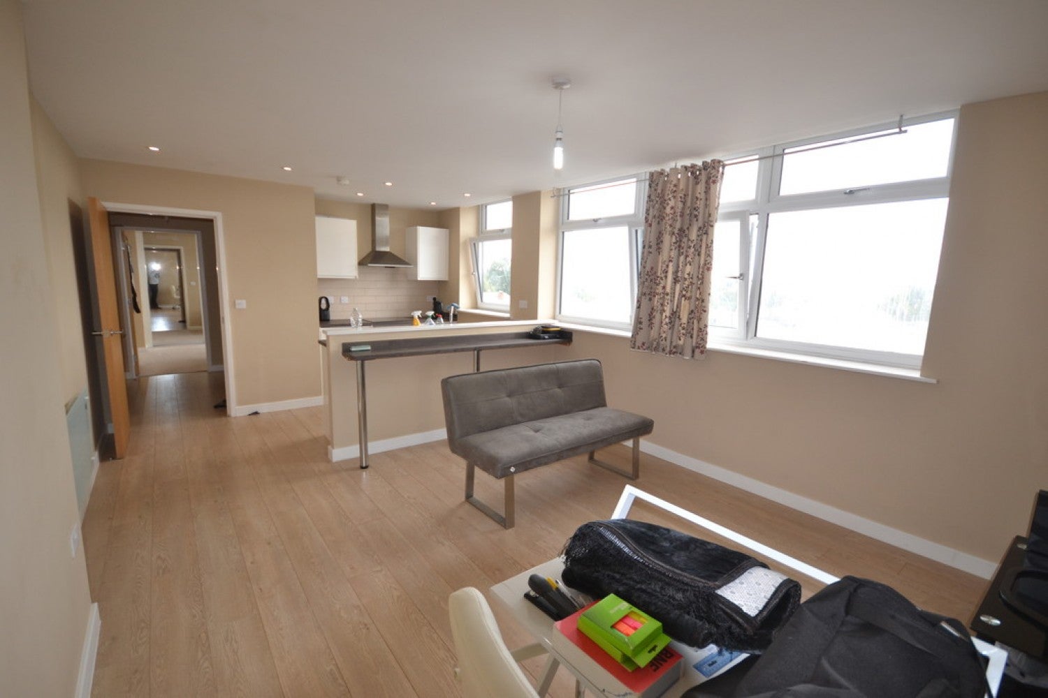 Flat Harborough Road in Oadby and Wigston