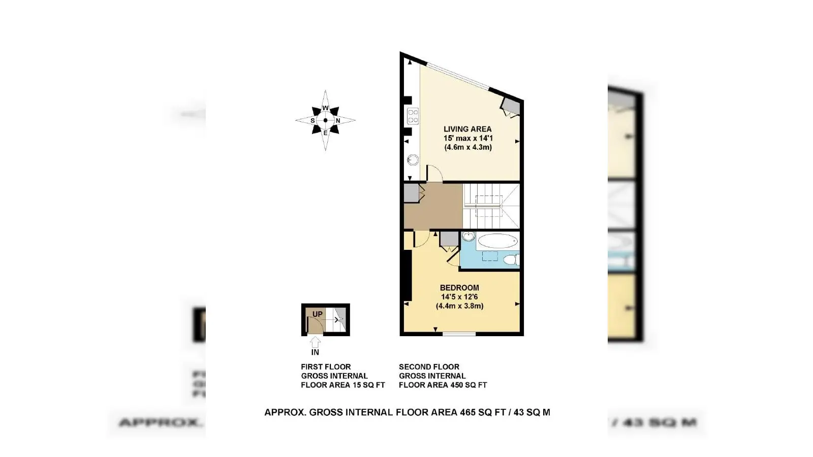 Flat Clarence Road in Greater London