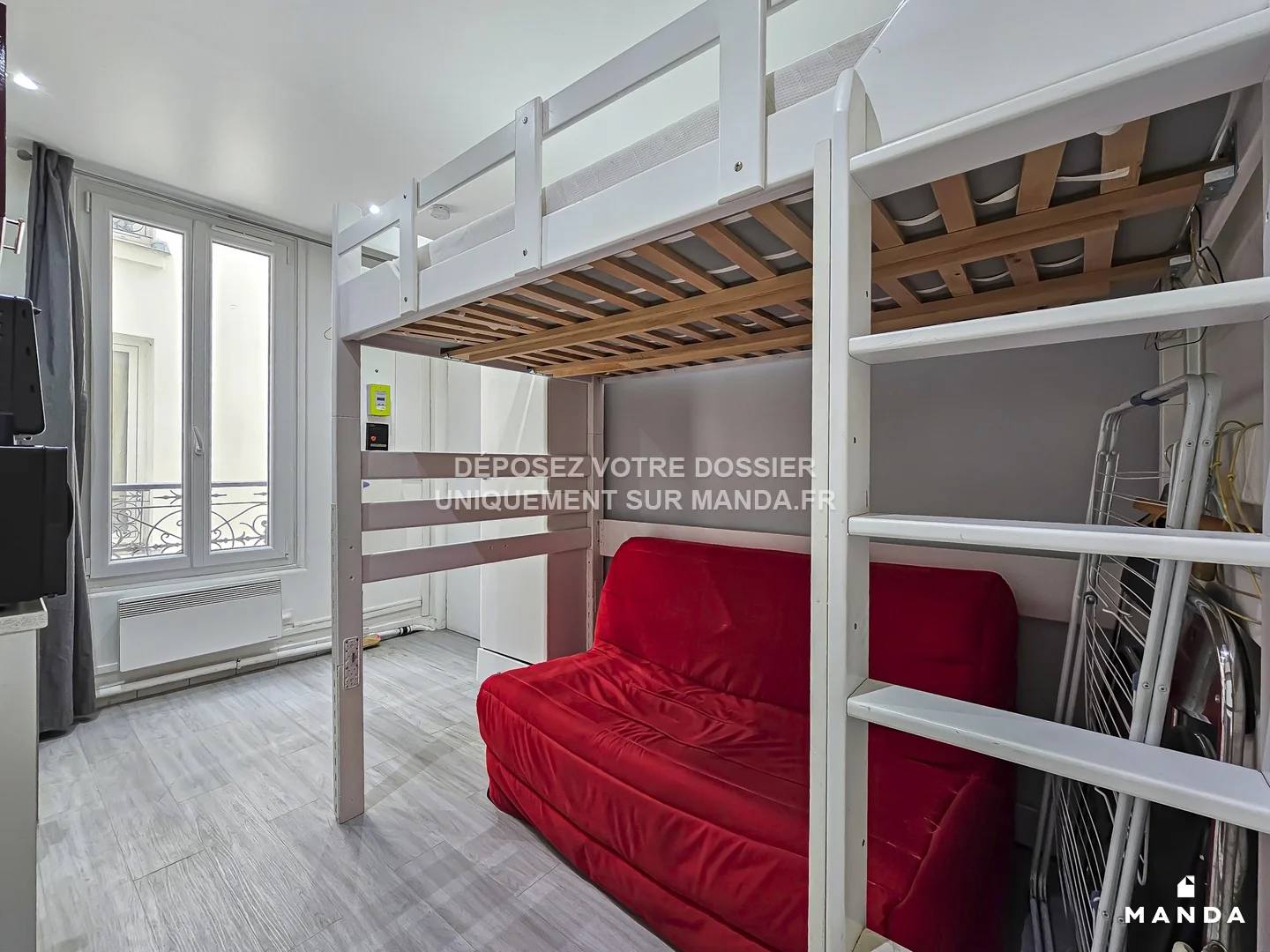 Chambre Rue Petit à Paris