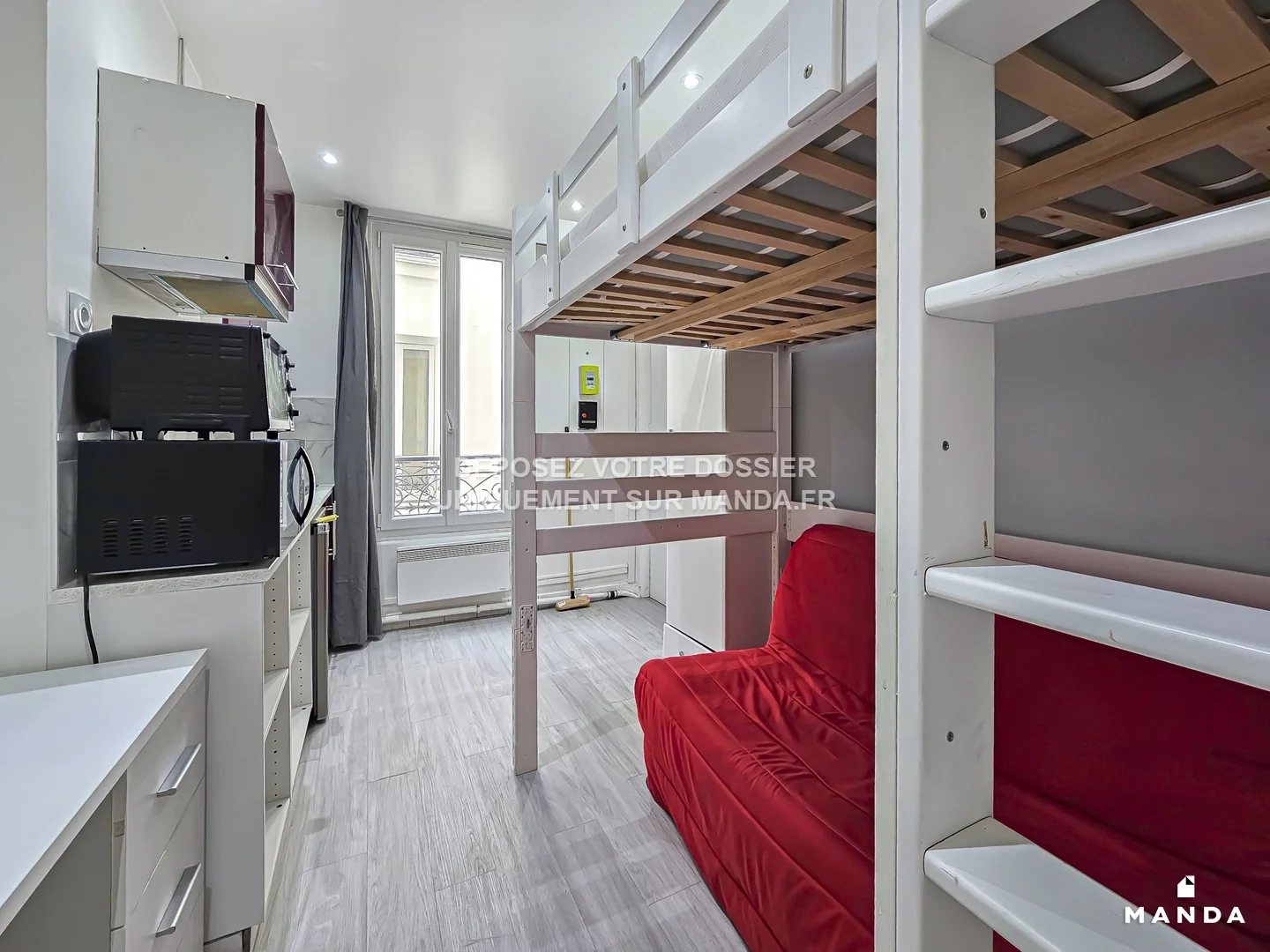 Chambre Rue Petit à Paris