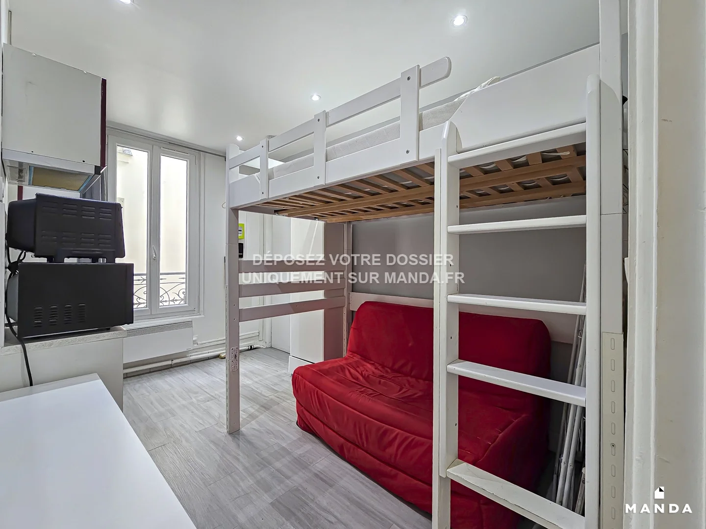 Chambre Rue Petit à Paris