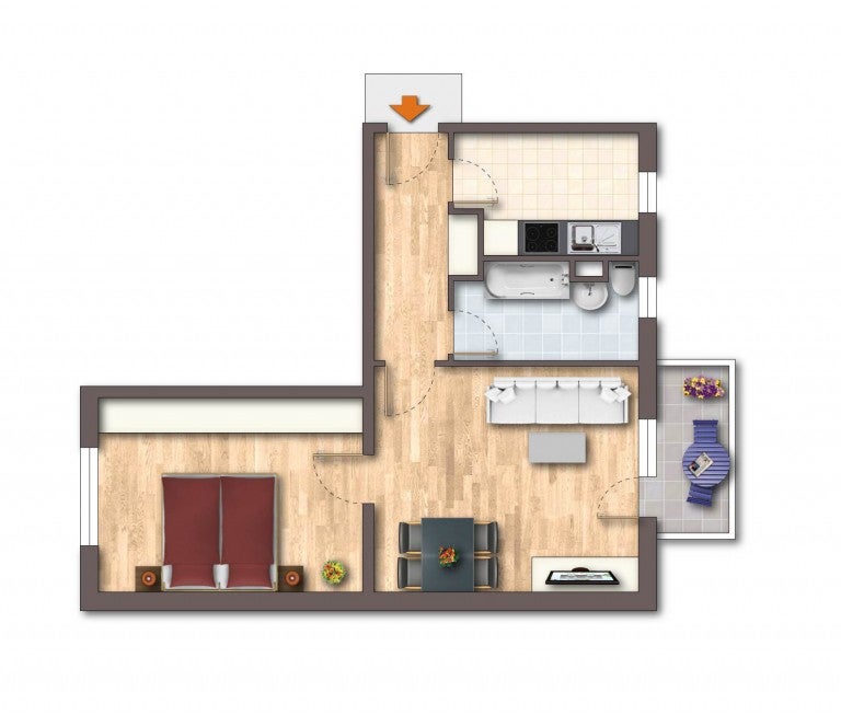 Wohnung Leihaer Straße in Braunsbedra