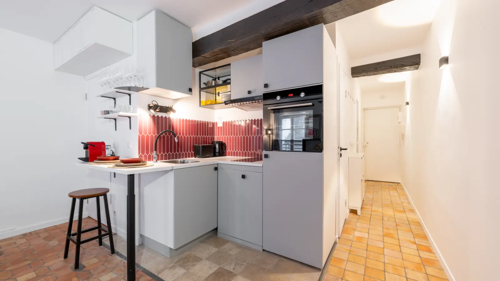Appartement Rue des Rosiers à Paris