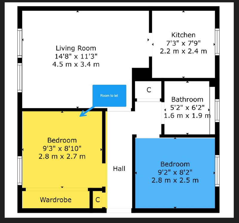 Room Lumsden Lane in Glasgow