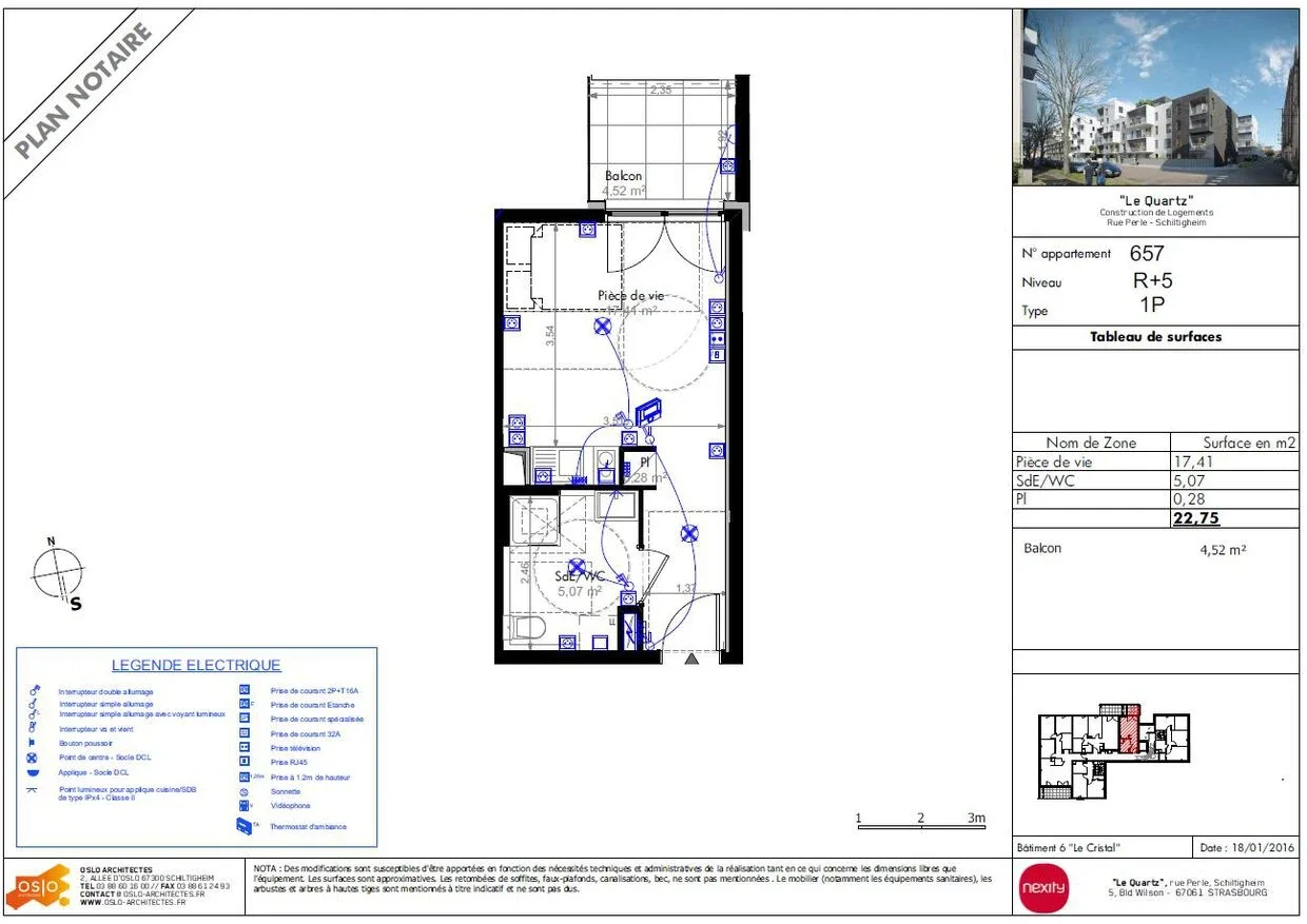 Flat Rue Perle in Schiltigheim