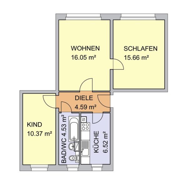 Wohnung Thalheimer Straße in Sandersdorf-Brehna
