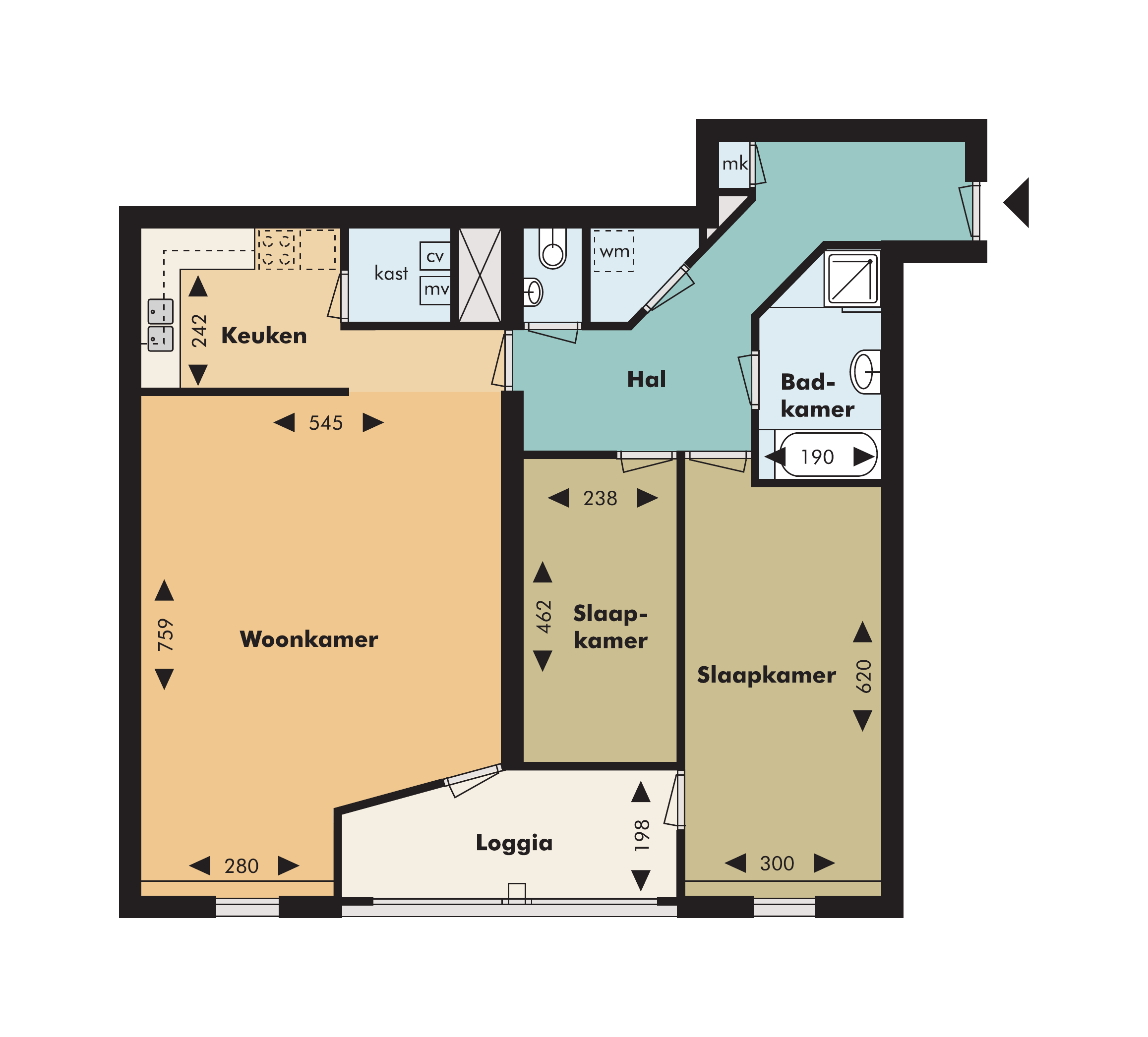 Appartement Slotplein 202 in Capelle aan den IJssel