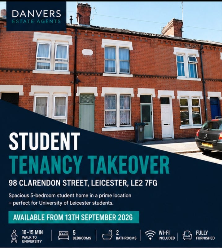 Room Clarendon Street in Leicester