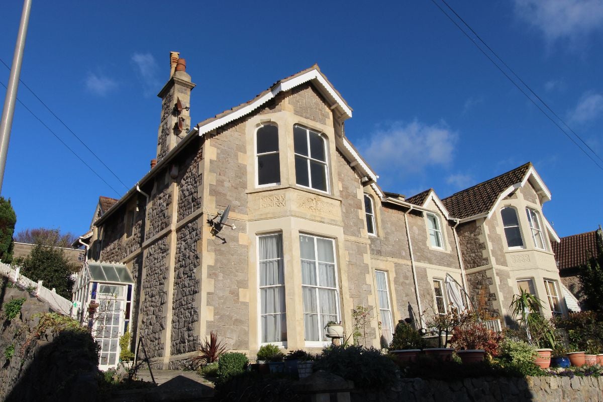Flat Shrubbery Road in Weston-super-Mare
