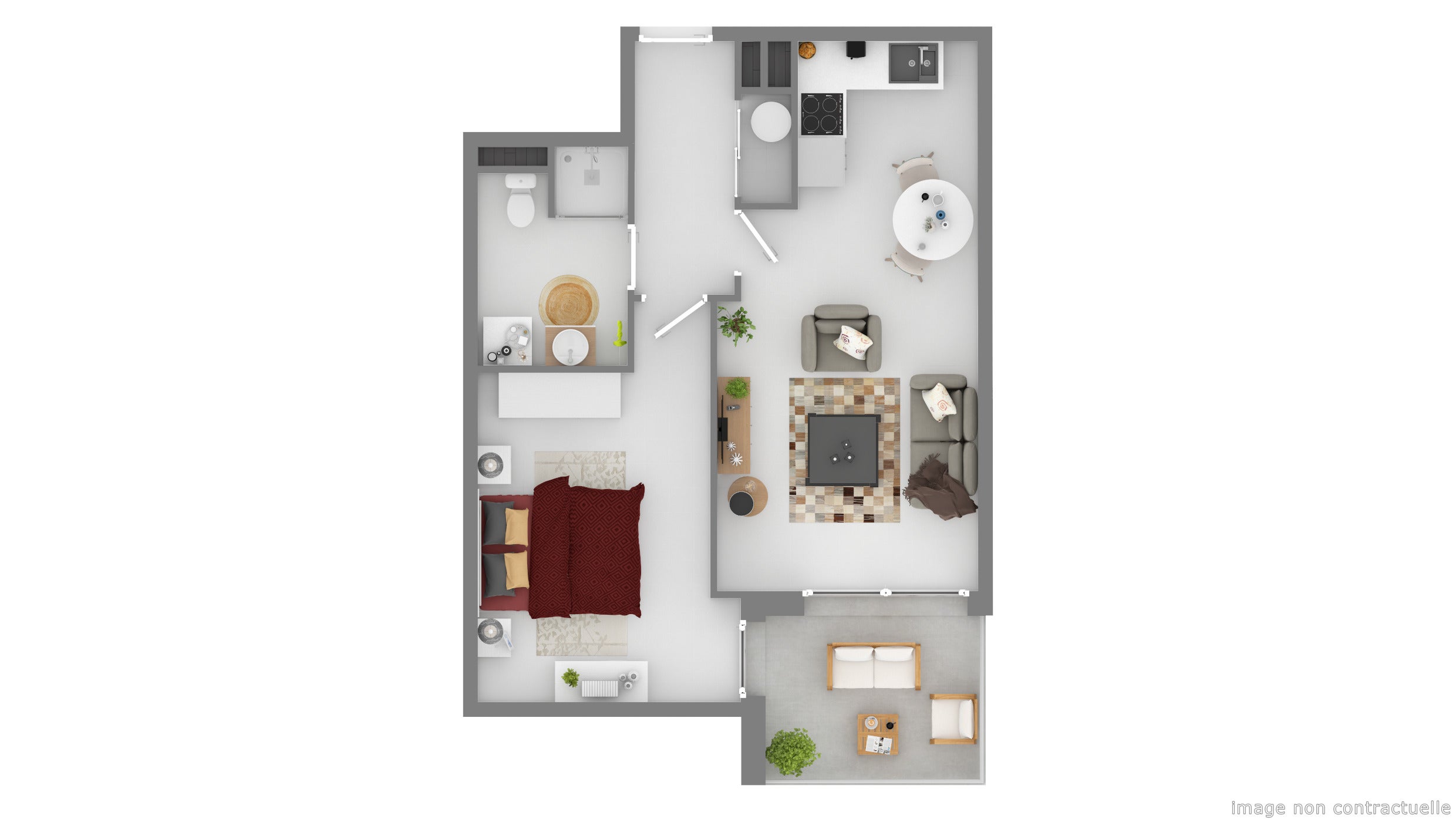 Flat Rue Nicolas Boileau in Le Luc