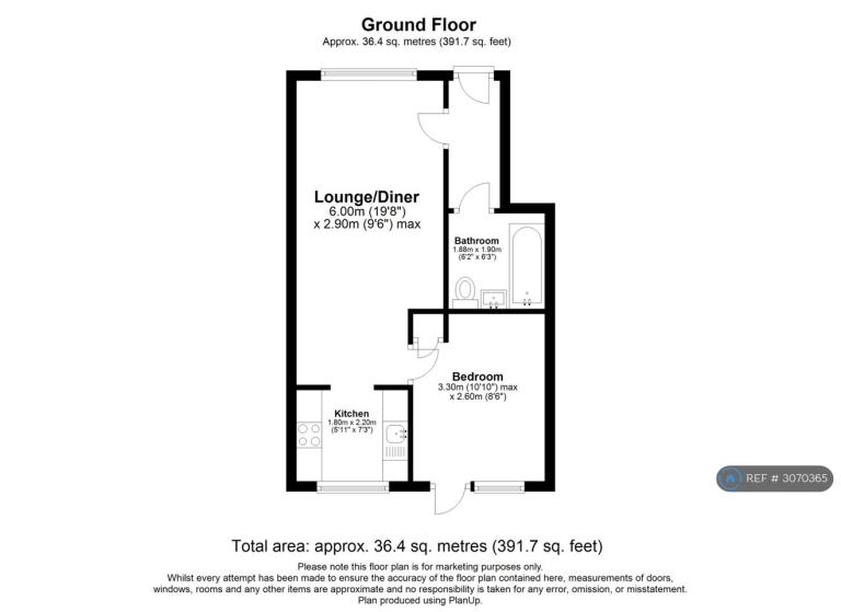 Flat Woodstock Avenue in Nottingham