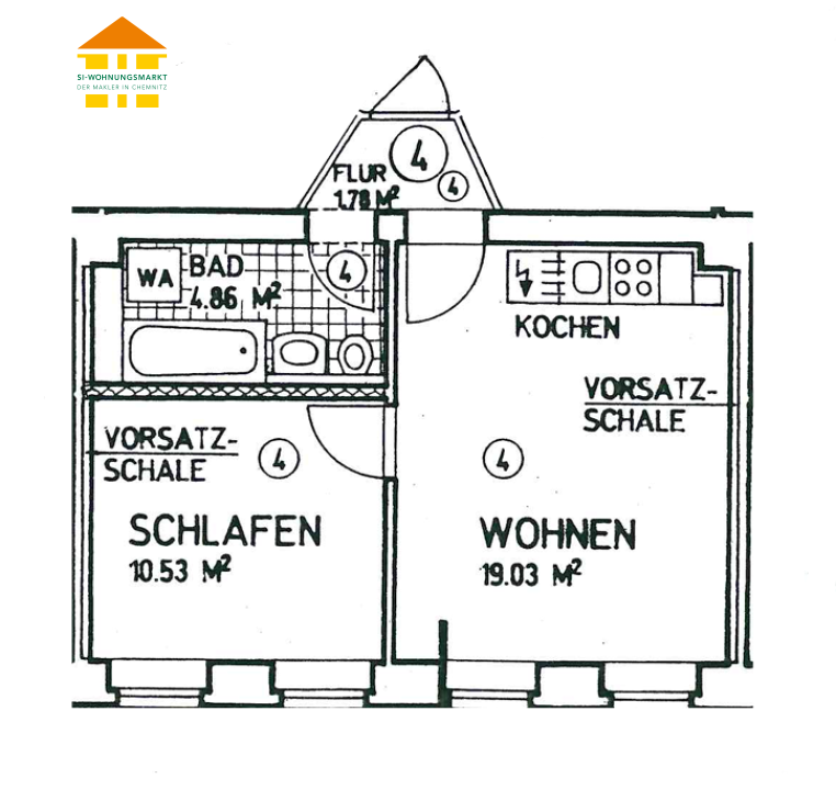 Wohnung Margaretenstraße in Chemnitz