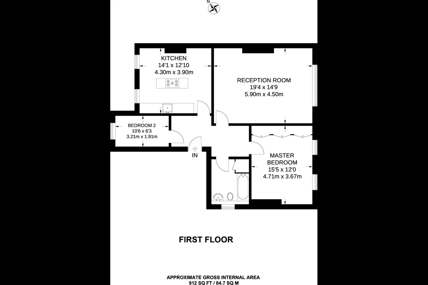 Flat Courtfield Gardens in Greater London