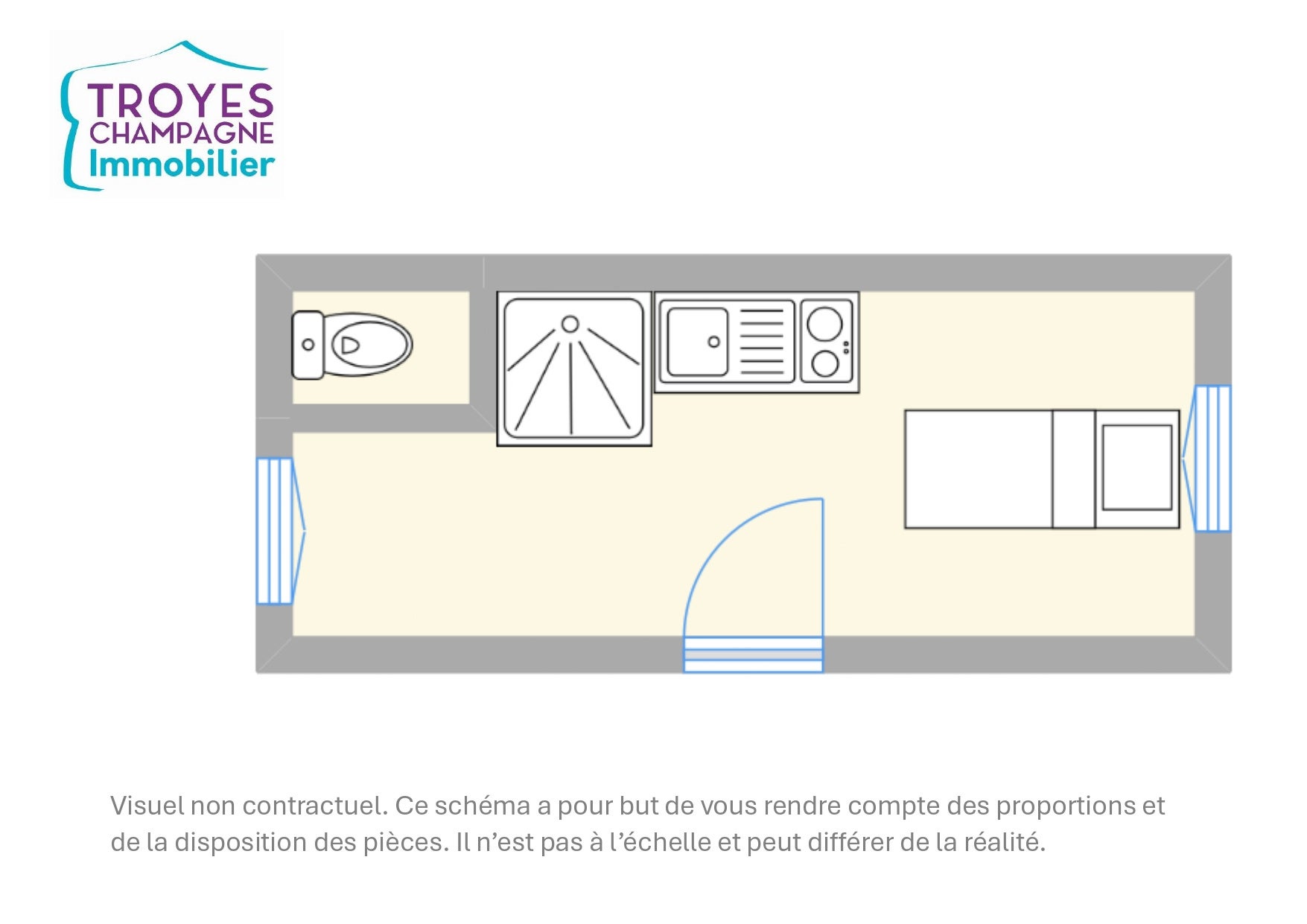 Appartement Rue Émile Zola à Troyes