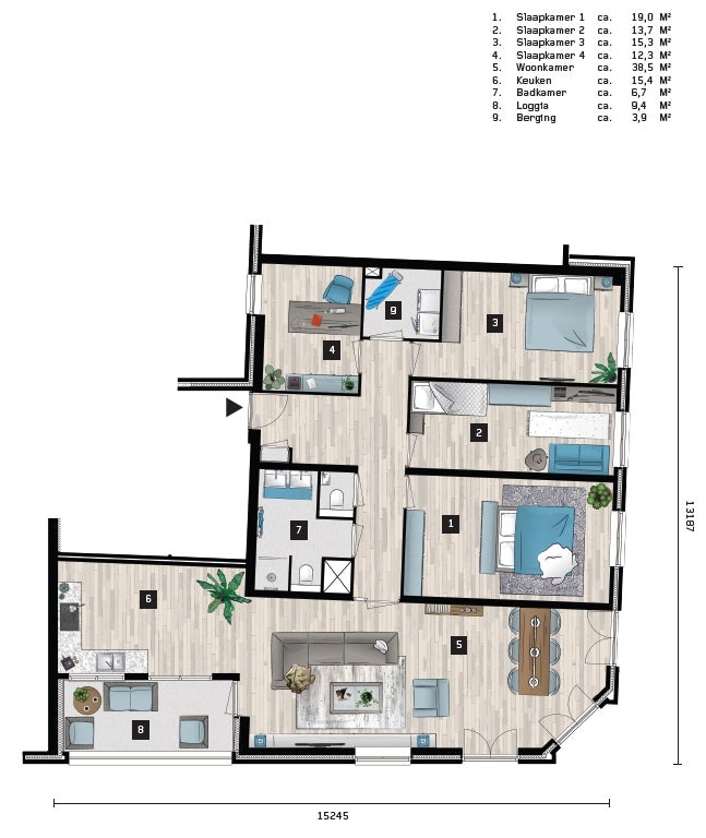 Appartement te huur: Mathenesserdijk 387, Rotterdam