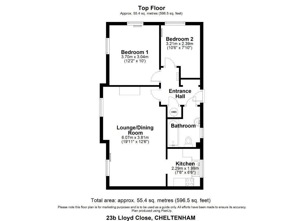 Flat Lloyd Close in Cheltenham