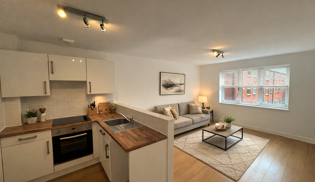 Flat Sandhurst Road in Leicester