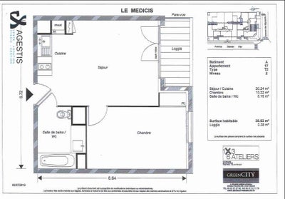 Appartement Avenue Gabriel Péri à Montfermeil