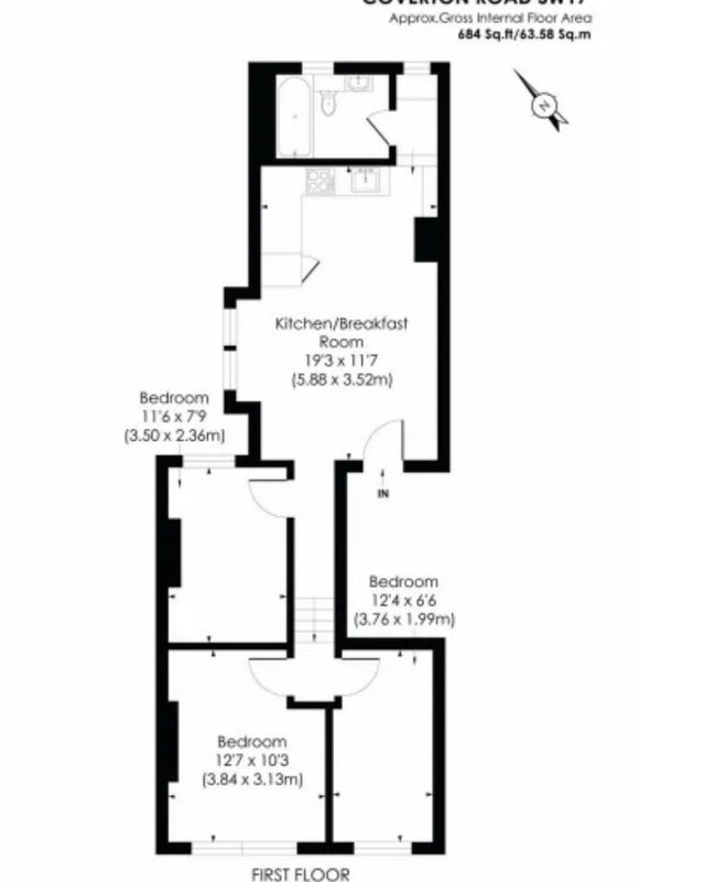 Room Coverton Road in Greater London