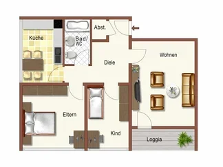 Wohnung Sonnenscheineck in Dortmund