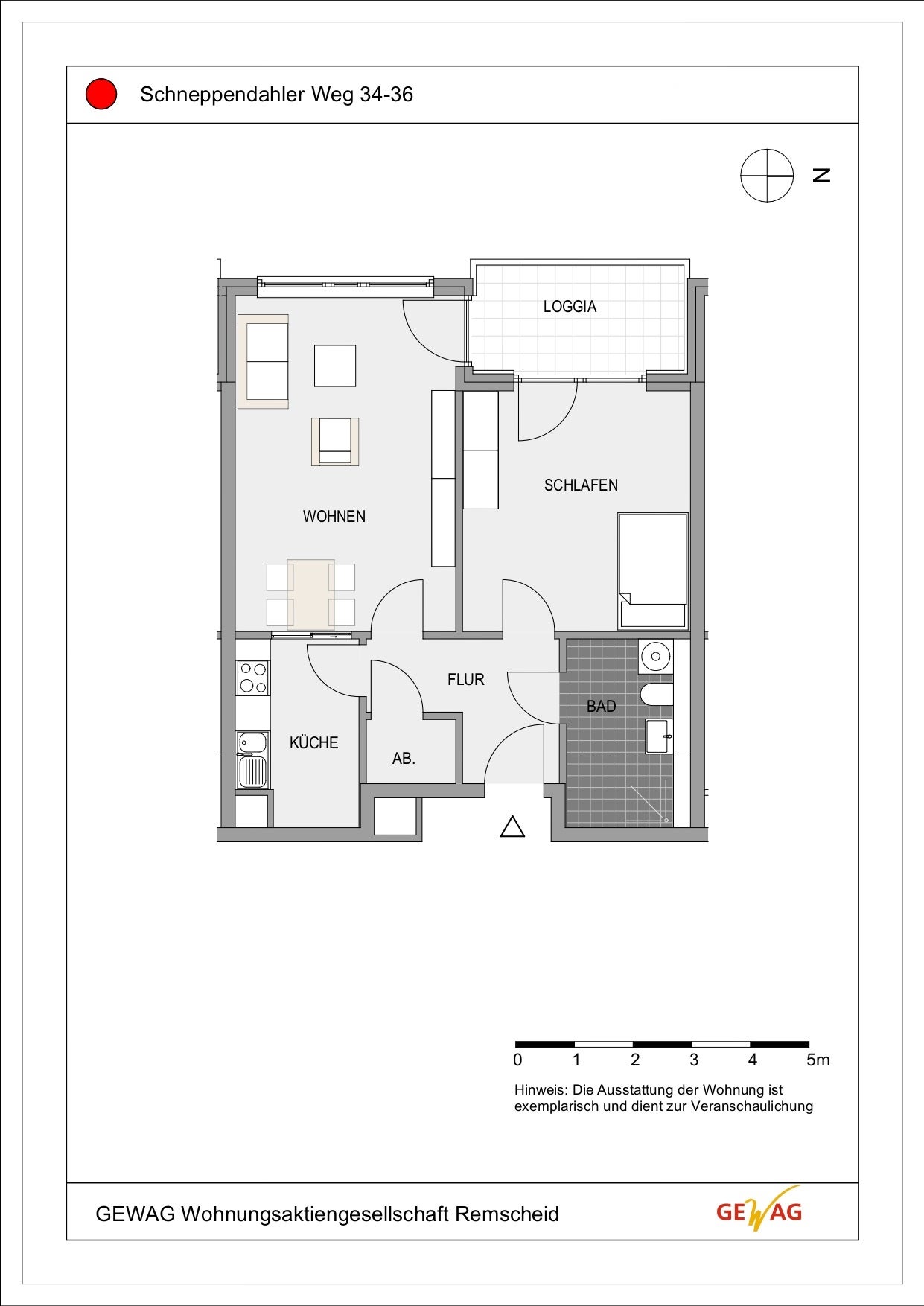 Wohnung Schneppendahler Weg in Remscheid