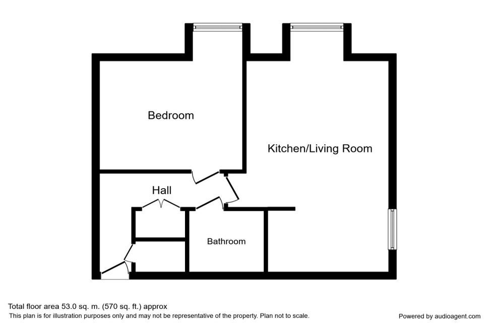 Flat Anglian Close in Watford